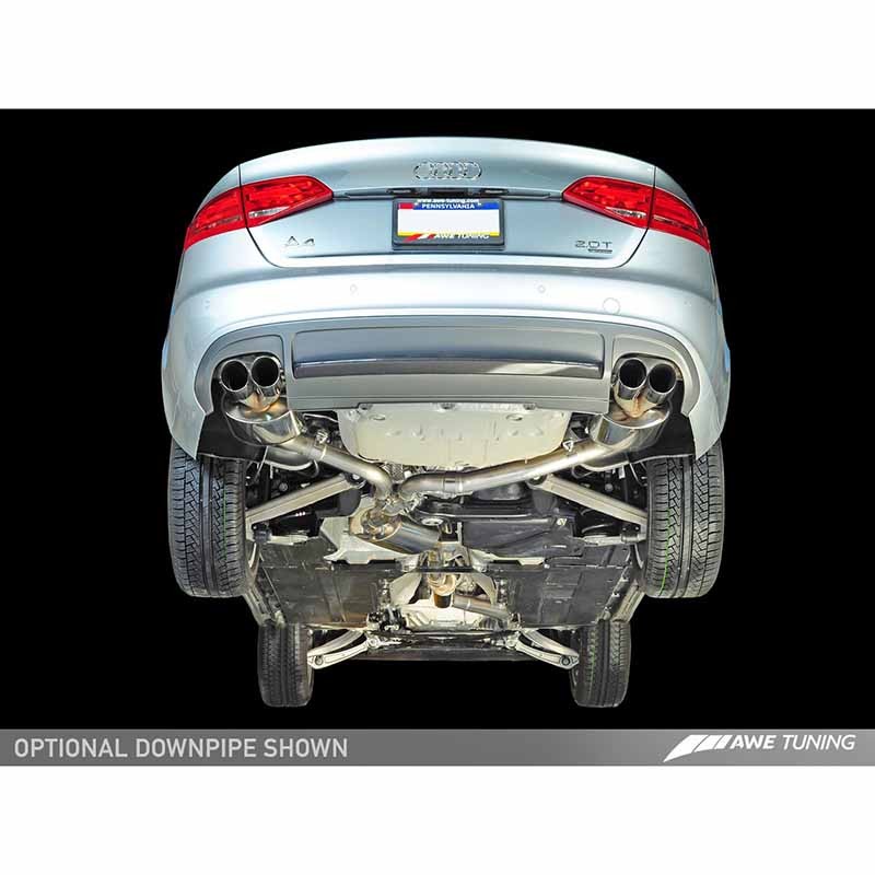 AWE Tuning | Touring Cat-Back Exhaust - A4 Quattro 2.0T 2009-2016