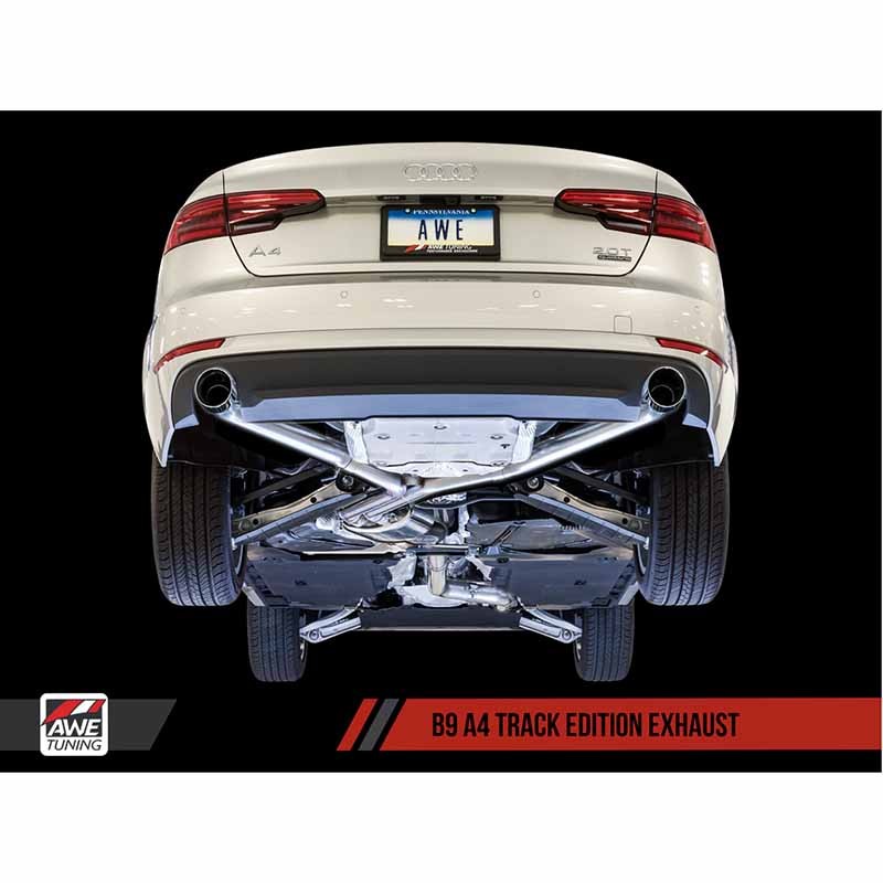 AWE Tuning | Track Cat-Back Exhaust - A4 Quattro 2.0T 2017-2018