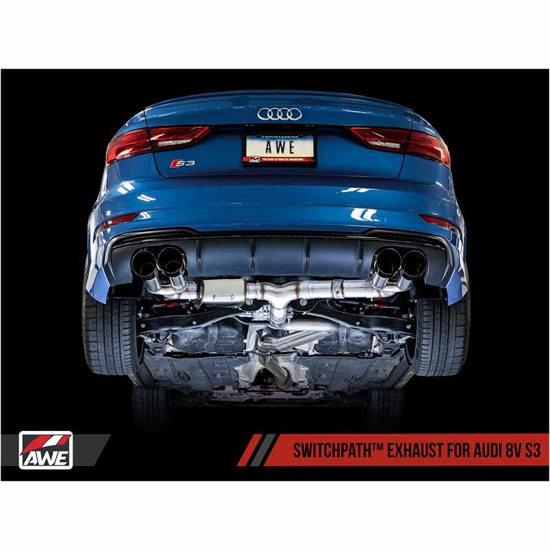 AWE Tuning | SwitchPath Cat-Back Exhaust - S3 2.0T 2015-2020