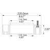 COYOTE | Wheel Adapter 50.8mm / 124.9mm to 116.7mm / 8x170 to 8x165.1 / 14x1.5