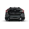 RallyArmor | Black UR Mud Flap White Logo - Civic Hatch EX / EX-L / LX 2017-2021