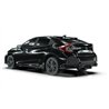 RallyArmor | Black UR Mud Flap White Logo - Civic Hatch EX / EX-L / LX 2017-2021