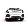 RallyArmor | Red UR Mud Flap White Logo - Civic Hatch EX / EX-L / LX 2017-2021