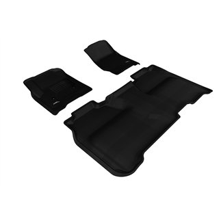 3D Mats | KAGU Tapis Toute Saison - Avant & Arrière - Sierra 1500 / 2500 HD / 3500 HD 2015-2019