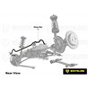 Whiteline | Sway Bar Arrière 16mm Adjustable - 124 Spider / MX-5 Miata 1.4T / 2.0L 2016-2024