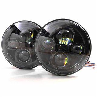 Morimoto | Sealed Beam: Sealed7 2.0 (Black) (7in Round) - Wrangler 2007-2016