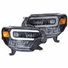 Morimoto | XB Hybrid LED Heads: (Pair / Smoked) - Tacoma 2012-2015