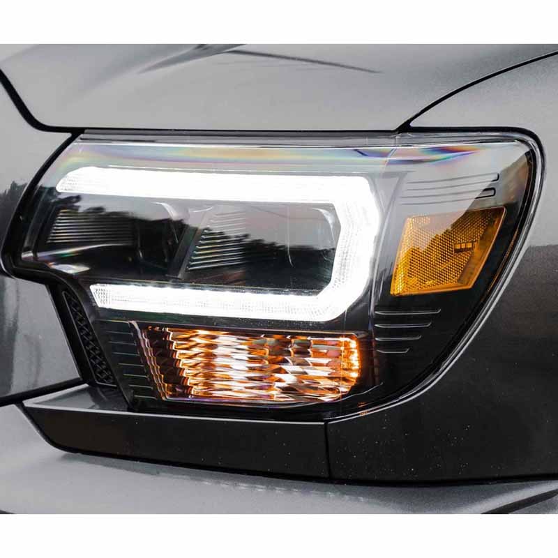 Morimoto | XB Hybrid LED Heads: (Pair / Smoked) - Tacoma 2012-2015