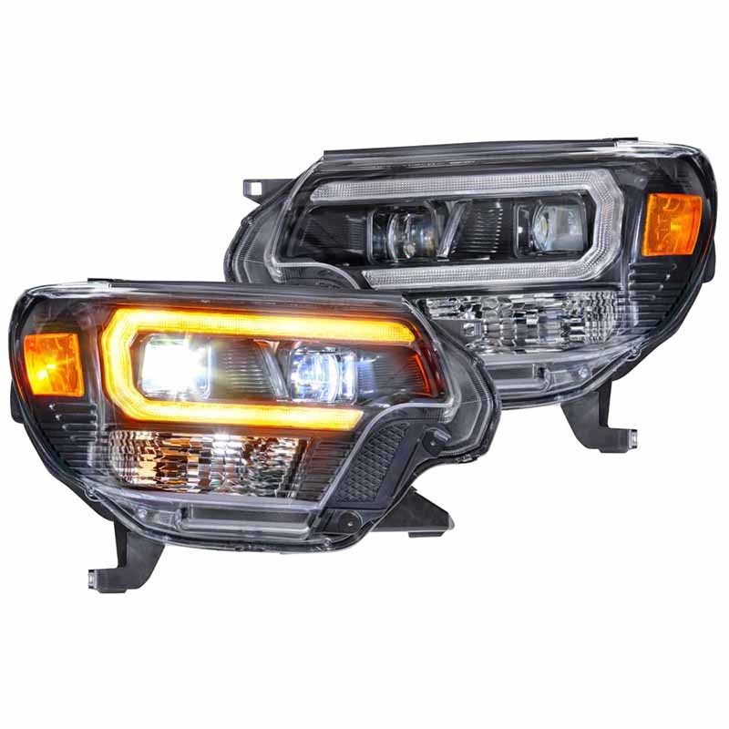 Morimoto | XB Hybrid LED Heads: (Pair / ASM / Amber DRL) - Tacoma 2012-2015