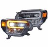 Morimoto | XB Hybrid LED Heads: (Pair / ASM / Amber DRL) - Tacoma 2012-2015