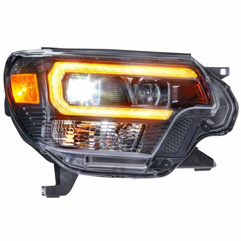 Morimoto | XB Hybrid LED Heads: (Pair / ASM / Amber DRL) - Tacoma 2012-2015
