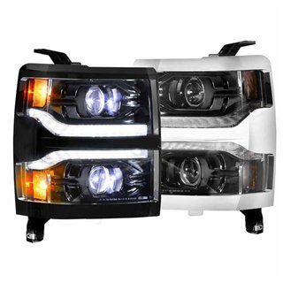 Morimoto | XB LED Heads: (Pair / ASM) - Silverado 1500 2014-2015 (w/o OEM LED Turn Signals)