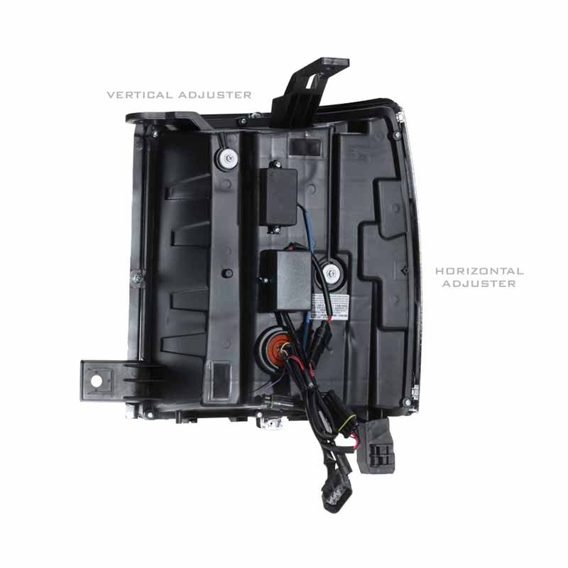 Morimoto | XB LED Heads: (Pair / ASM) - Silverado 1500 2014-2015 (w/o OEM LED Turn Signals)