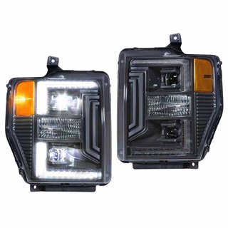 Morimoto | XB Hybrid LED Heads: (Pair / ASM) - F-250 / F-350 2008-2010