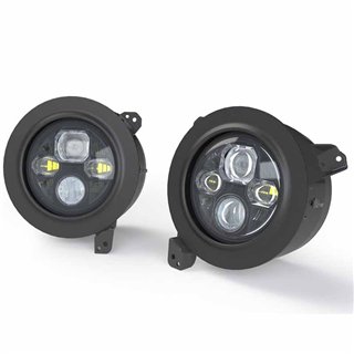 Morimoto |7in LED Headlight Adapters (Pair) - Wrangler / Gladiator 2018-2026 (w/ Halogen Headlights)