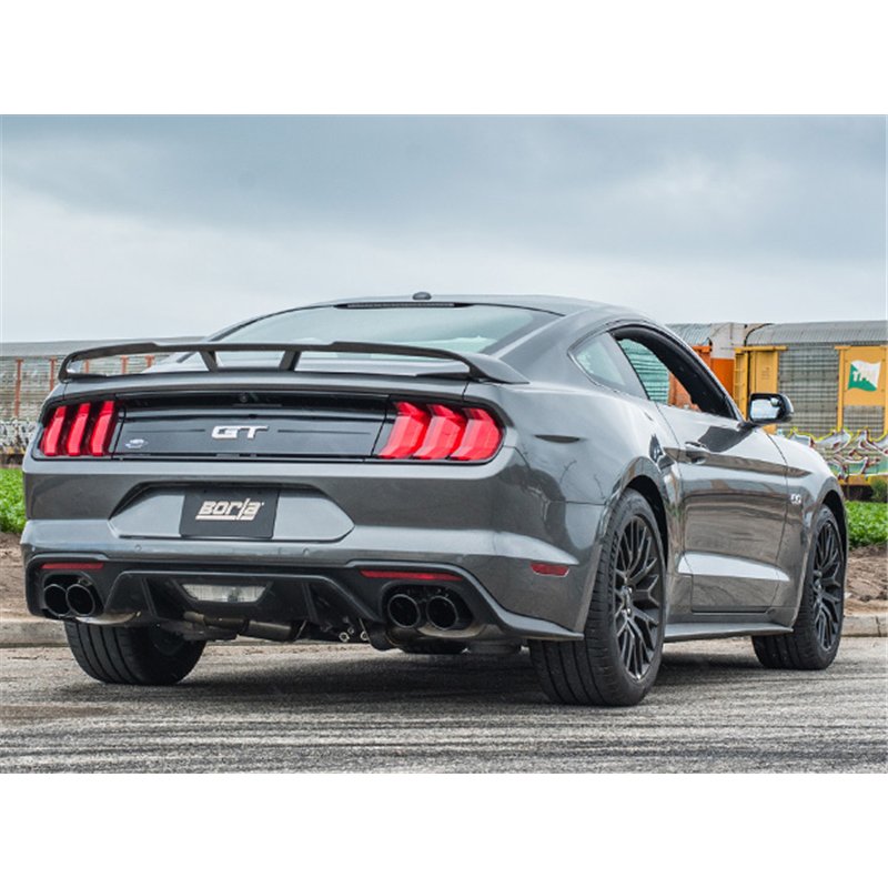 BORLA | S-Type Axle-Back Exhaust System - Mustang 5.0L 2018-2023