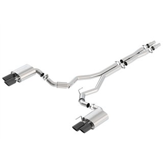 BORLA | Cat-Back Exhaust S-Type sans valves - Mustang 5.0L 2018-2023