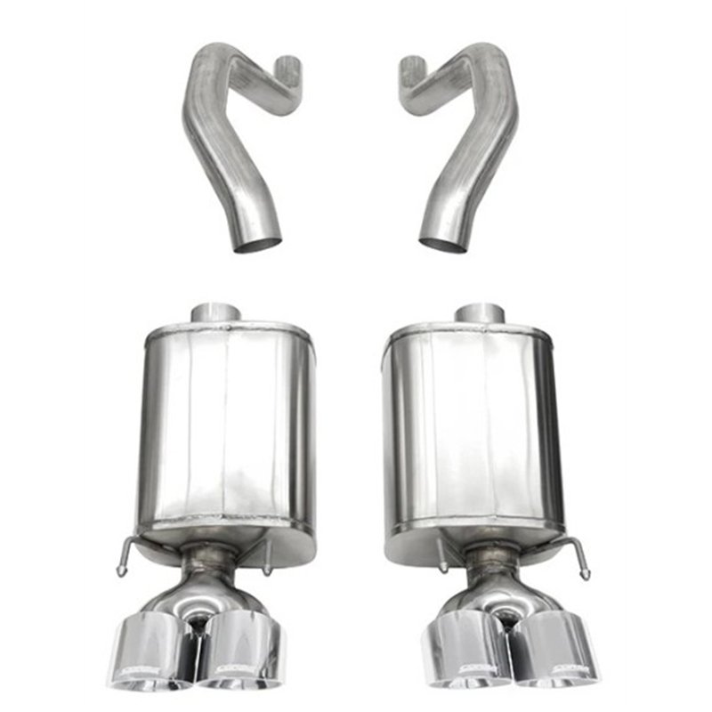 Corsa Performance | Xtreme Axle-Back Exhaust System - Corvette ZR1 / Z06 6.2L / 7.0L 2006-2013