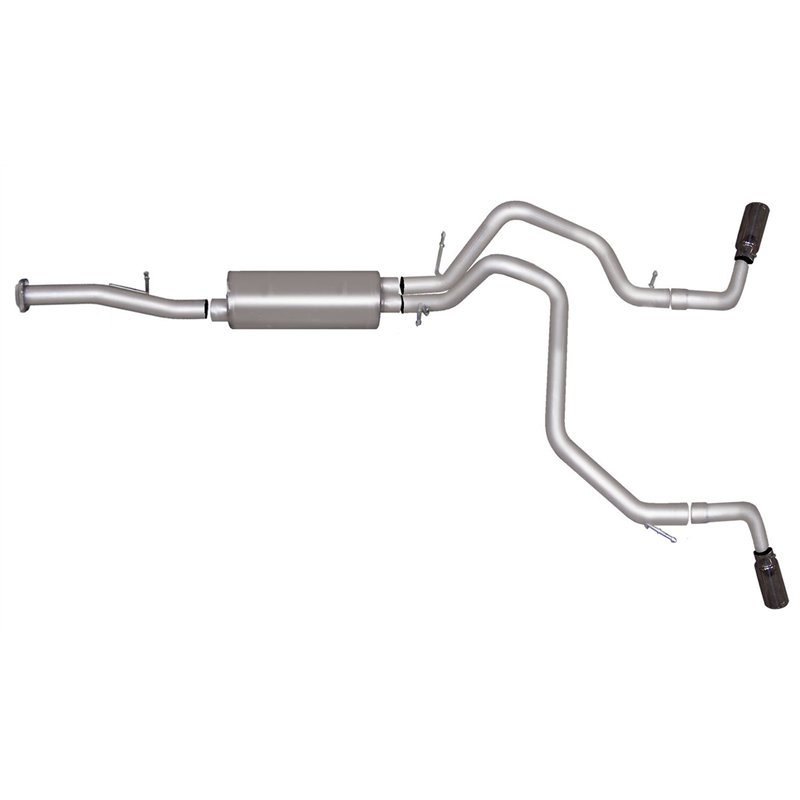 Gibson | Cat-Back Dual Extreme Exhaust Aluminized - Avalanche / Suburban 1500 / Yukon XL 1500 / SLT 2007-2014