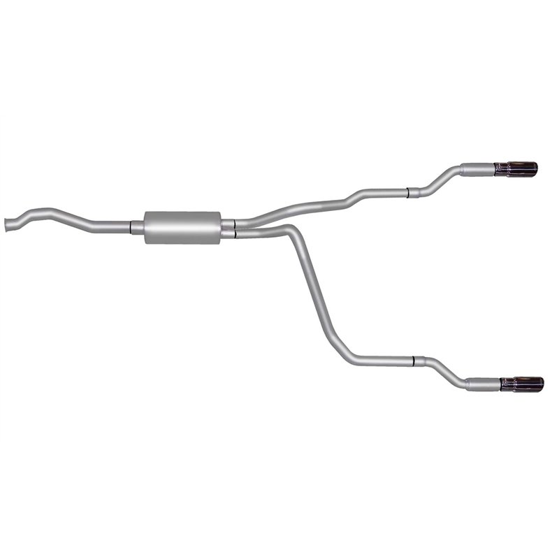 Gibson | Cat-Back Dual Split Exhaust Aluminized - Ford / Mazda 2000-2011