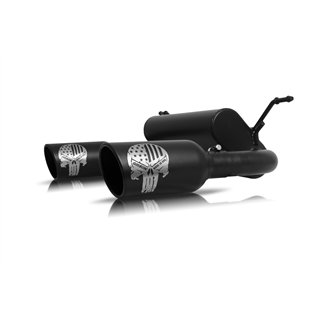 Gibson | Patriot Skull Cat-Back Dual Exhaust Stainless - Wrangler (JK) 3.6L / 3.8L 2007-2017