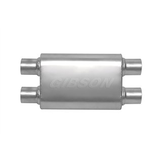 Gibson | CFT Superflow Dual/Dual Oval Muffler Stainless
