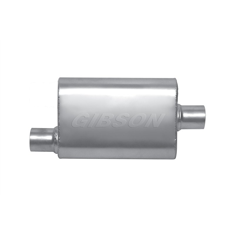 Gibson | MWA Offset/Center Oval Muffler Stainless