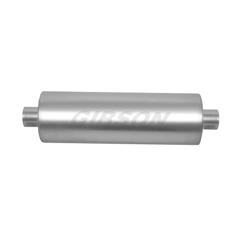 Gibson | MWA Center/Center Round Muffler Stainless