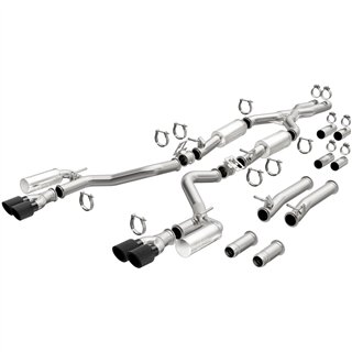 Magnaflow | xMOD Series Carbon Fiber Tips Cat-Back System - Challenger 2017-2023