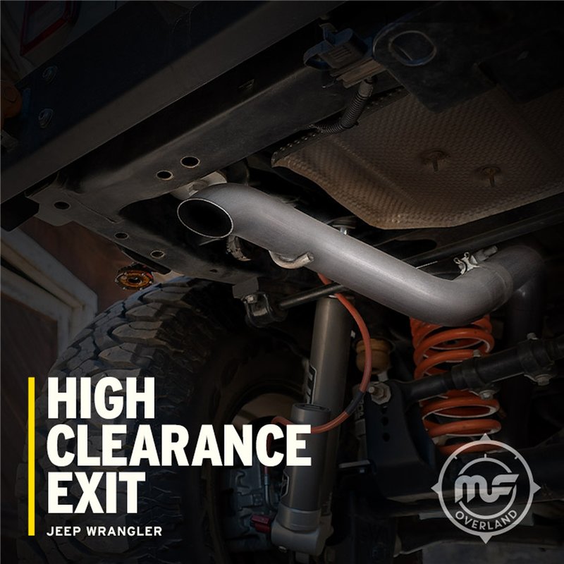 Magnaflow | Overland Series Stainless Cat-Back System - Wrangler (JK) 3.6L 2012-2018