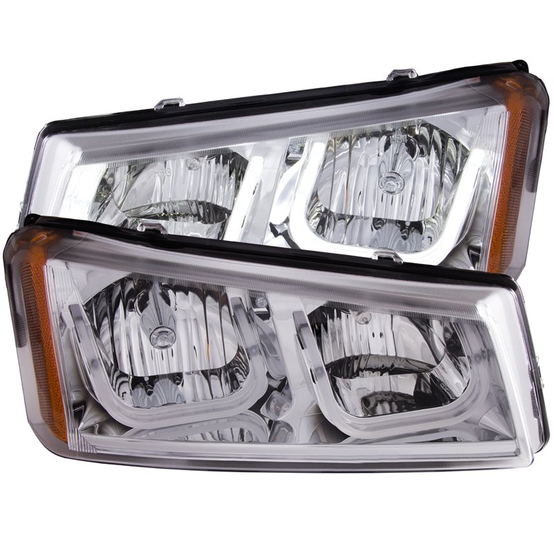 ANZO | Projector Headlight Set - Chevrolet 2003-2007