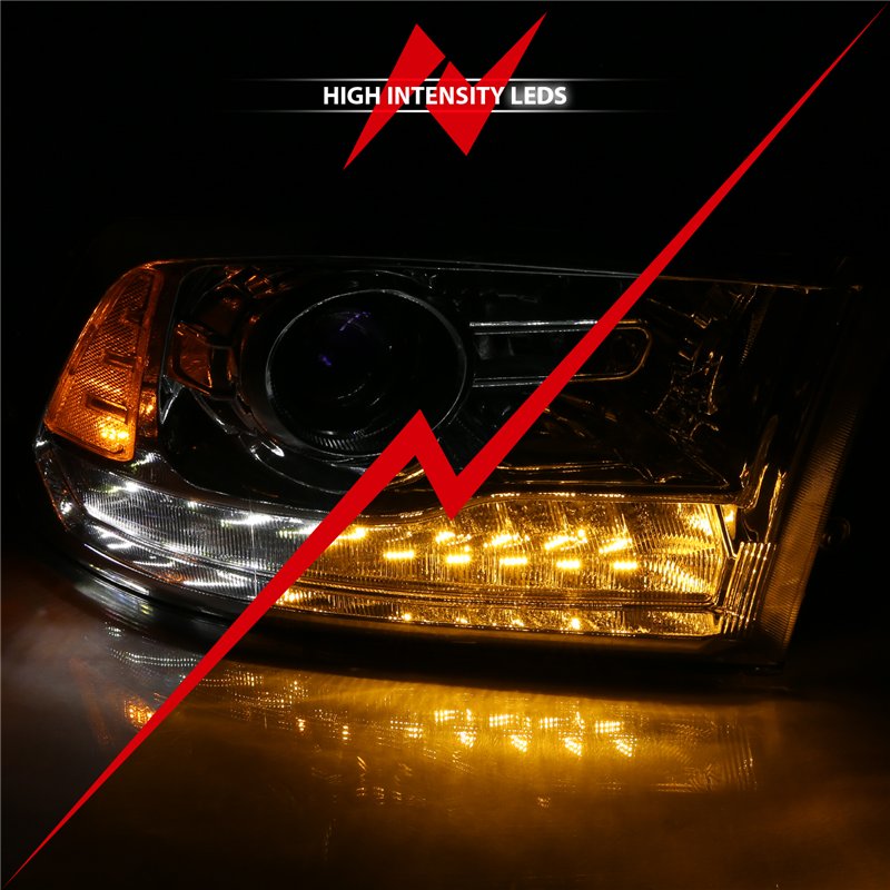 ANZO | Projector Headlight Set w/Halo - Ram 1500 / Classic / 2500 / 3500 2009-2023