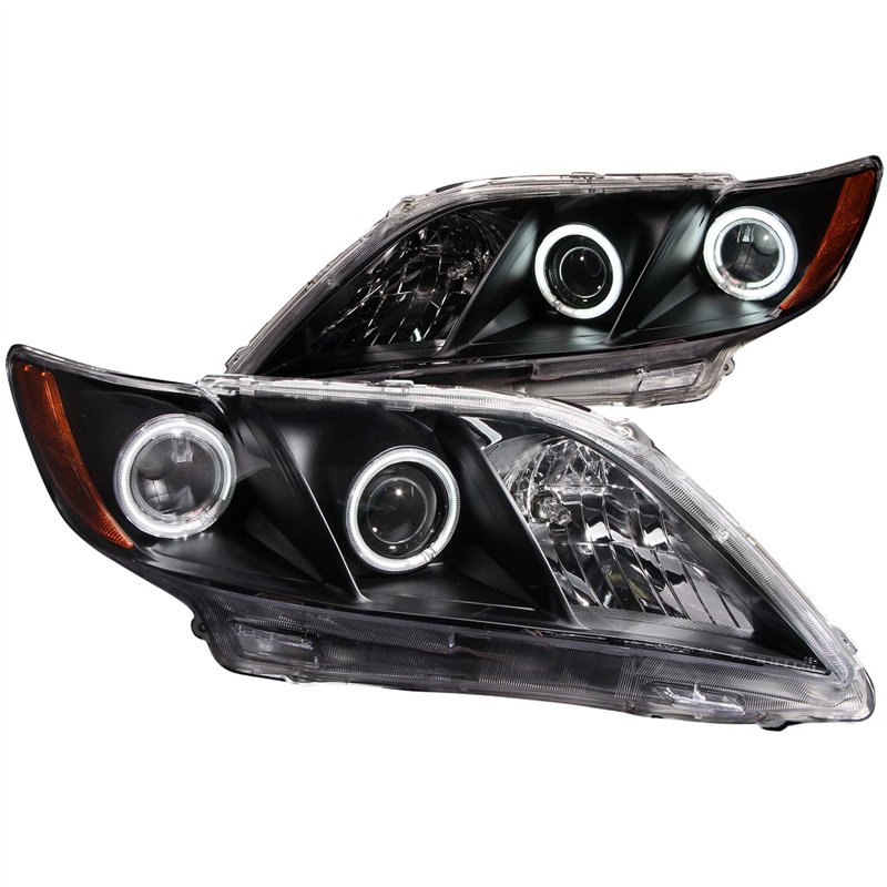 ANZO | Projector Headlight Set w/Halo - Camry 2.4L / 3.5L 2007-2009