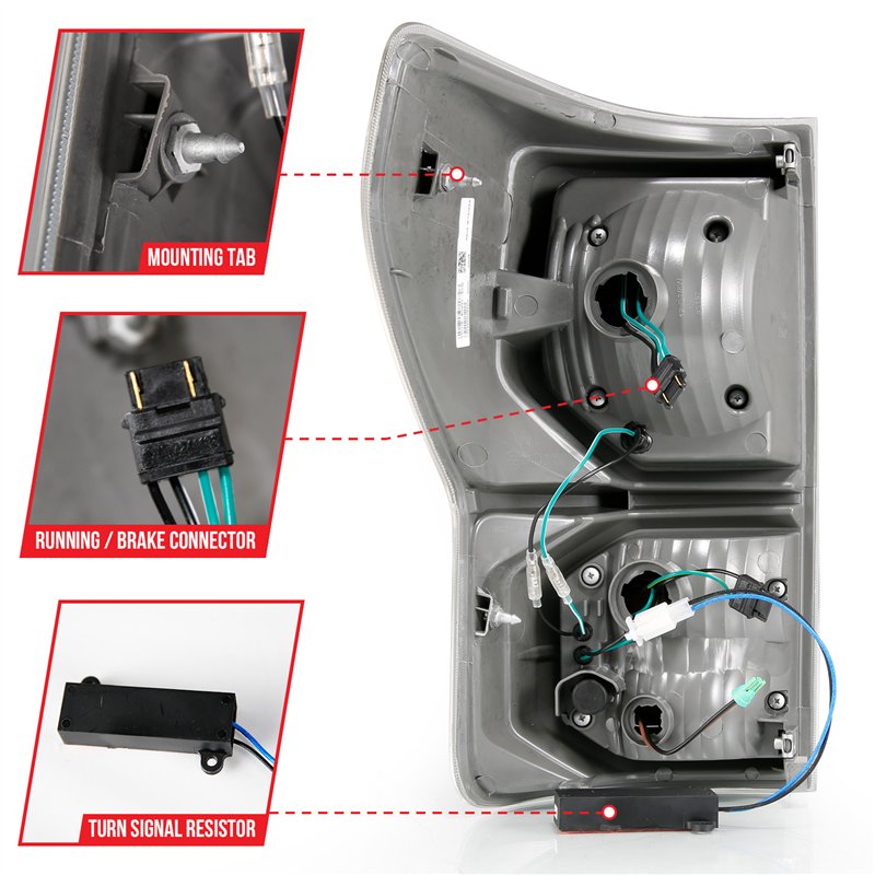 ANZO | Tail Light Assembly - Tundra 2007-2013