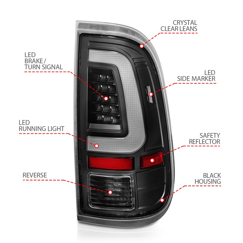 ANZO | Tail Light Assembly - F-250 / F-350 2008-2016