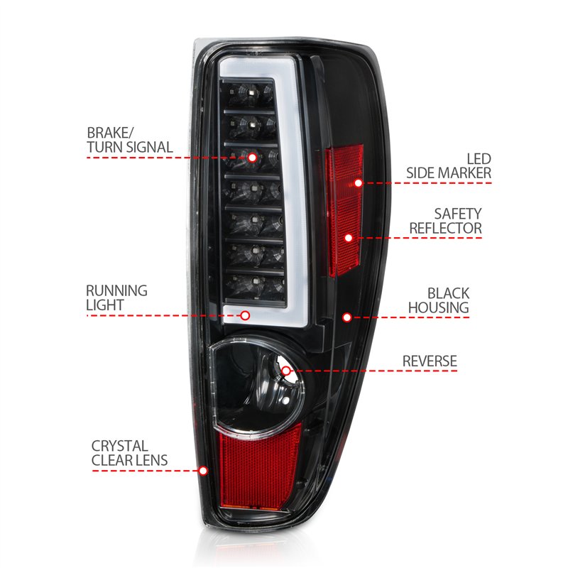 ANZO | Tail Light Assembly - Colorado / Canyon 2004-2012