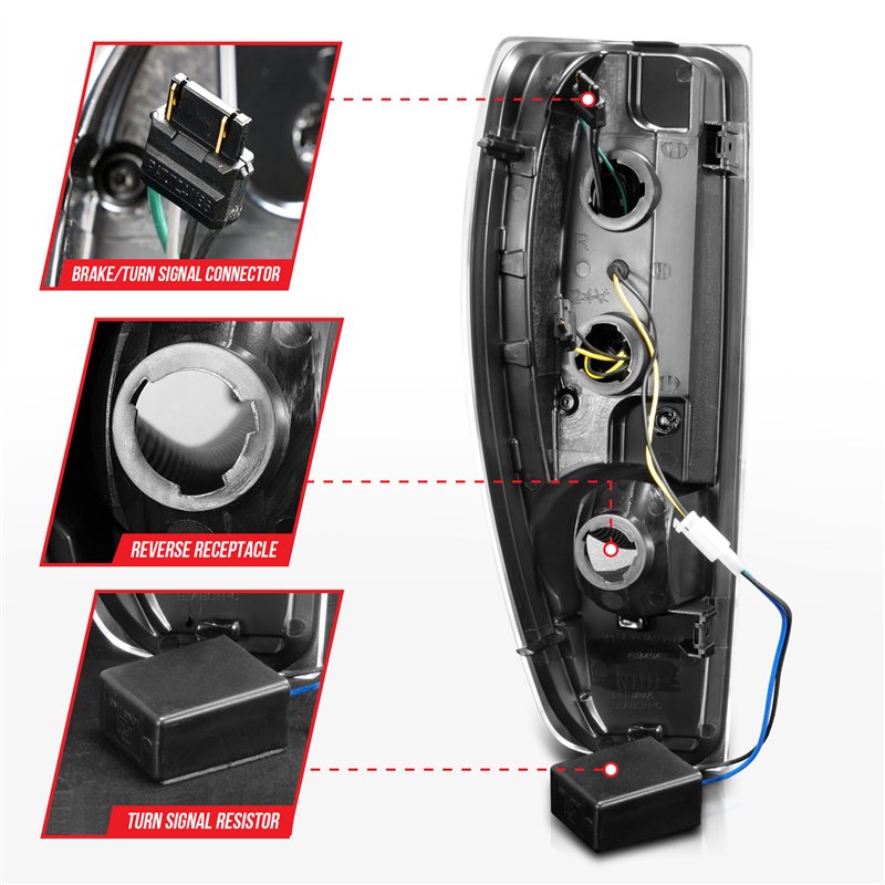 ANZO | Tail Light Assembly - Colorado / Canyon 2004-2012