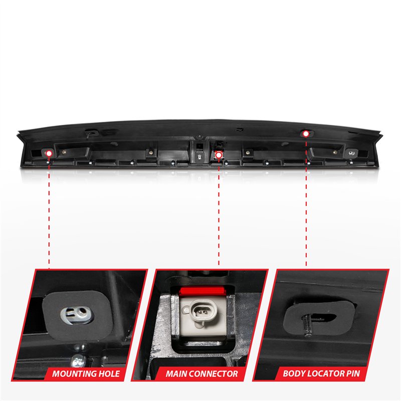 ANZO | Third Brake Light Assembly - Suburban 1500 / 2500 / Tahoe / Yukon 2007-2014