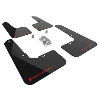RallyArmor | Black UR Mud Flap Red Logo - Outback Wilderness 2022-2025