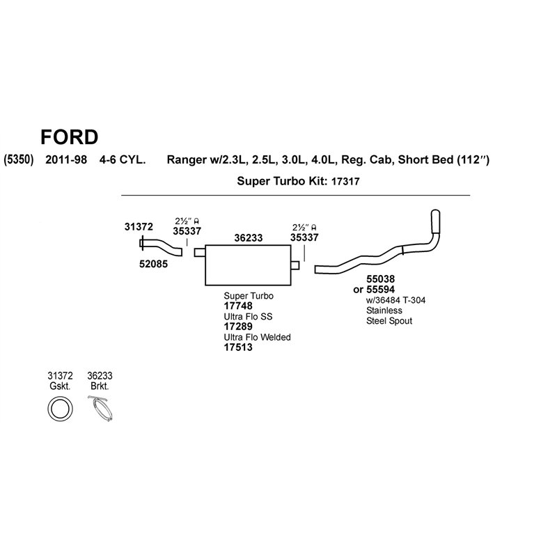 Dynomax | Exhaust Pipe Spout - Ram 1500 2003
