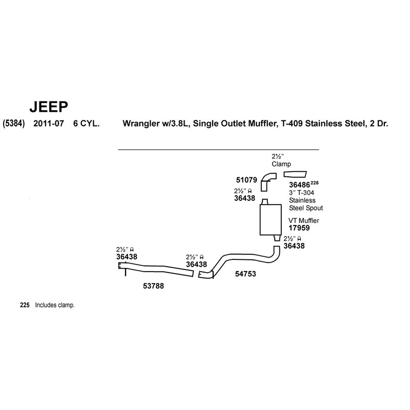Dynomax | Exhaust Pipe Spout - Chevrolet / Ford / GMC / Jeep 2007-2019