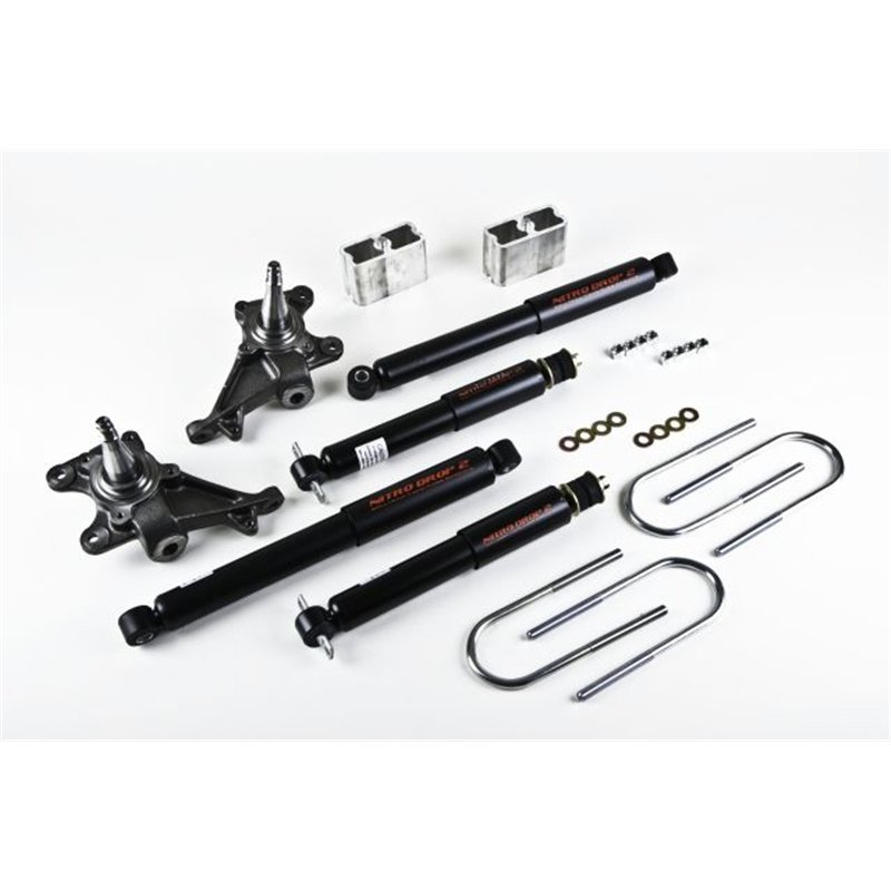 Belltech | Front And Rear Complete Kit W/ Nitro Drop 2 Shocks - Pickup 2.4L / 3.0L 1990-1995