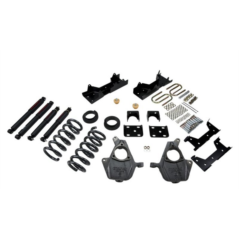 Belltech | Front And Rear Complete Kit W/ Nitro Drop 2 Shocks - Silverado / Sierra 1500 / Classic 2004-2007