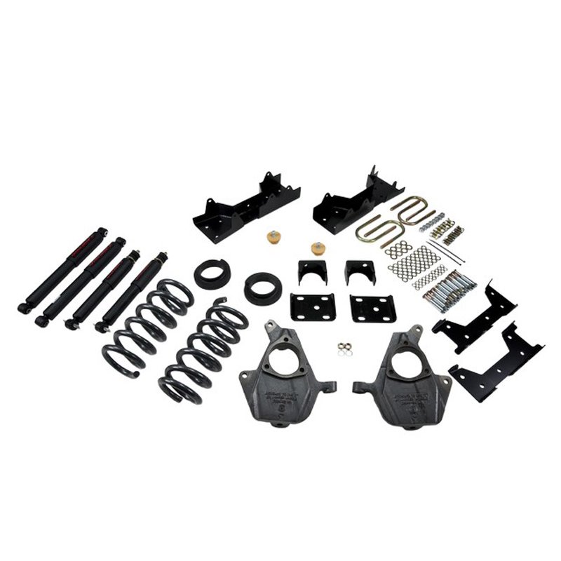 Belltech | Front And Rear Complete Kit W/ Nitro Drop 2 Shocks - Silverado / Sierra 1500 / Classic 2004-2007