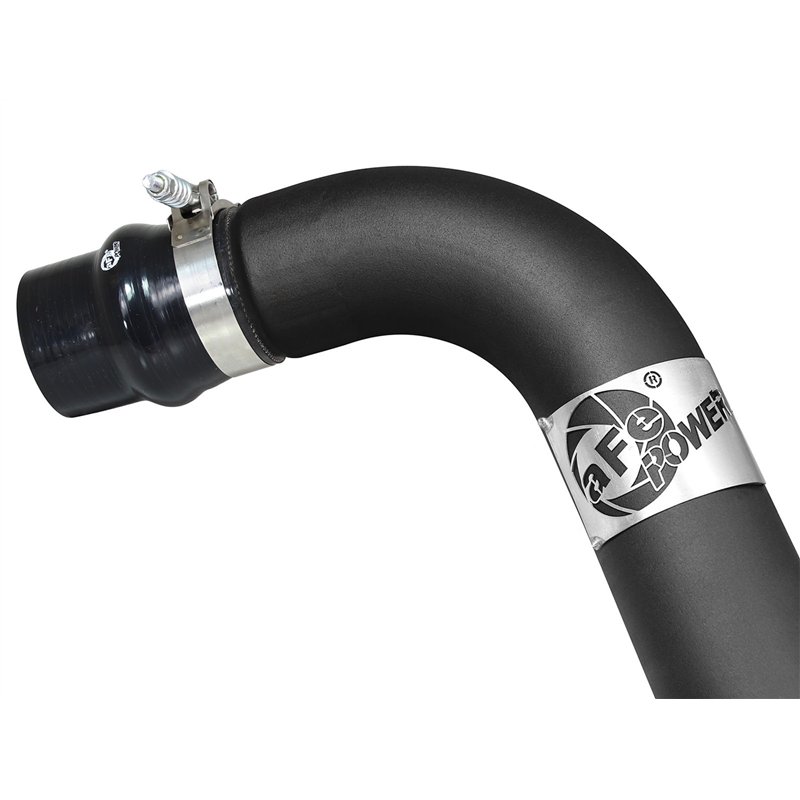 aFe Power | BladeRunner 3 IN Aluminum Hot Charge Pipe Black - Silverado / Sierra 2500 HD 6.6L 2001-2004
