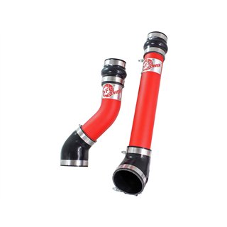aFe Power | BladeRunner 3 IN Aluminum Hot and Cold Charge Pipe Kit Red - Ram 2500 / 3500 5.9L 2000-2002
