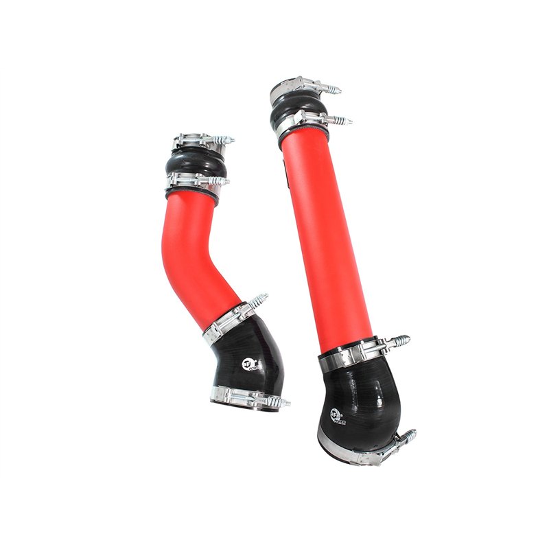 aFe Power | BladeRunner 3 IN Aluminum Hot and Cold Charge Pipe Kit Red - Ram 2500 / 3500 5.9L 2000-2002