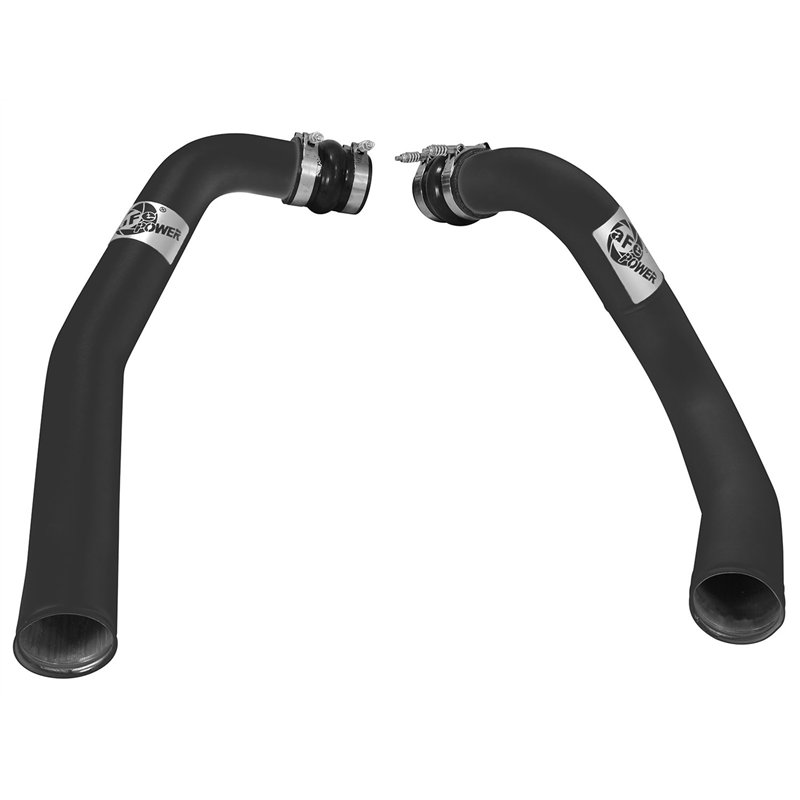 aFe Power | BladeRunner 3 IN Aluminum Hot and Cold Charge Pipe Kit Black - F-250 / F-350 7.3L 2000-2003