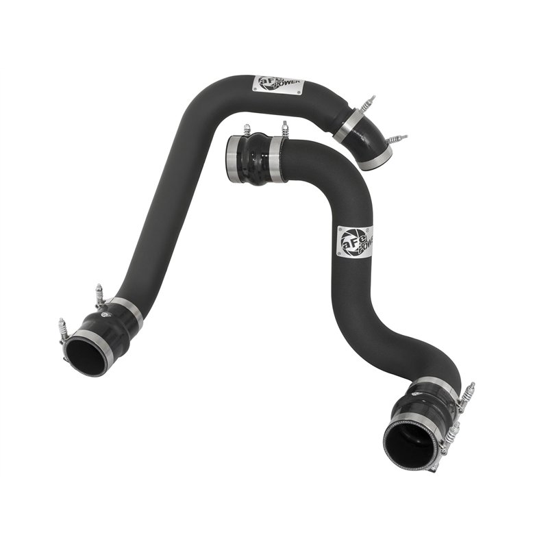 aFe Power | BladeRunner 3 IN Aluminum Hot and Cold Charge Pipe Kit Black - Excursion / F-250 / F-350 6.0L 2003-2007