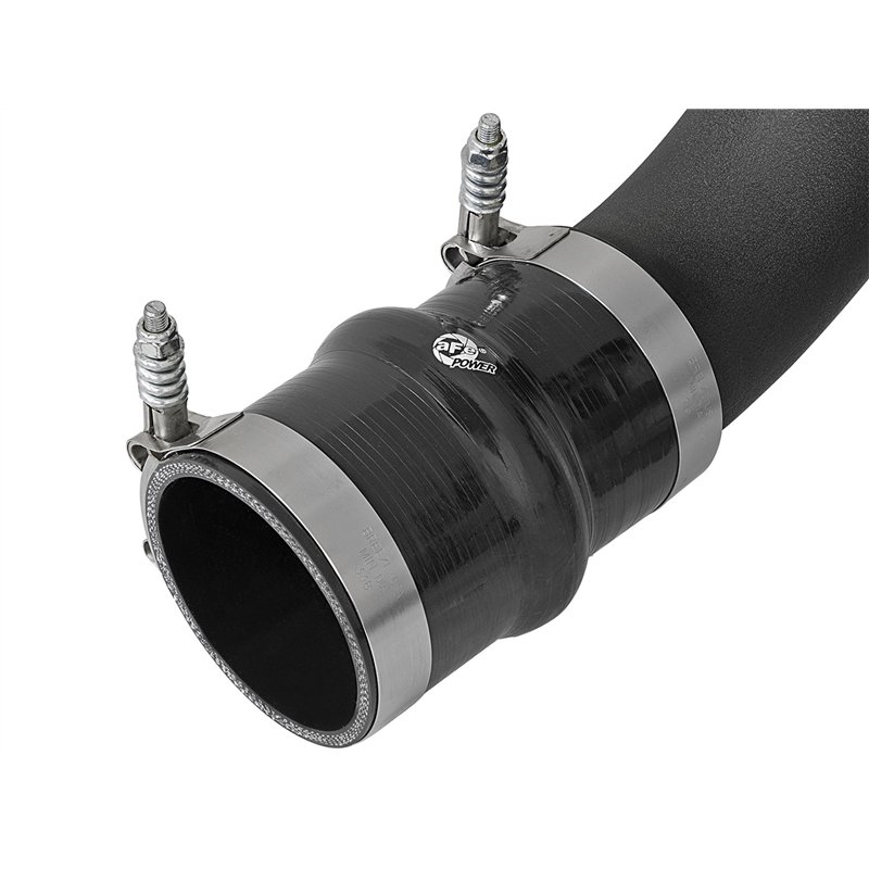 aFe Power | BladeRunner 3 IN Aluminum Hot Charge Pipe Black - Excursion / F-250 / F-350 6.0L 2003-2007